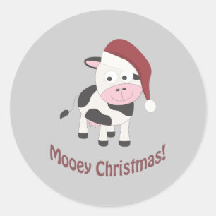 Sticker Rond Mooey Noël !