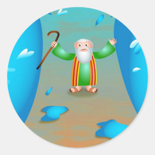 Sticker Rond Moses