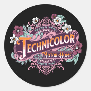 Sticker Rond Moteur Technicolor