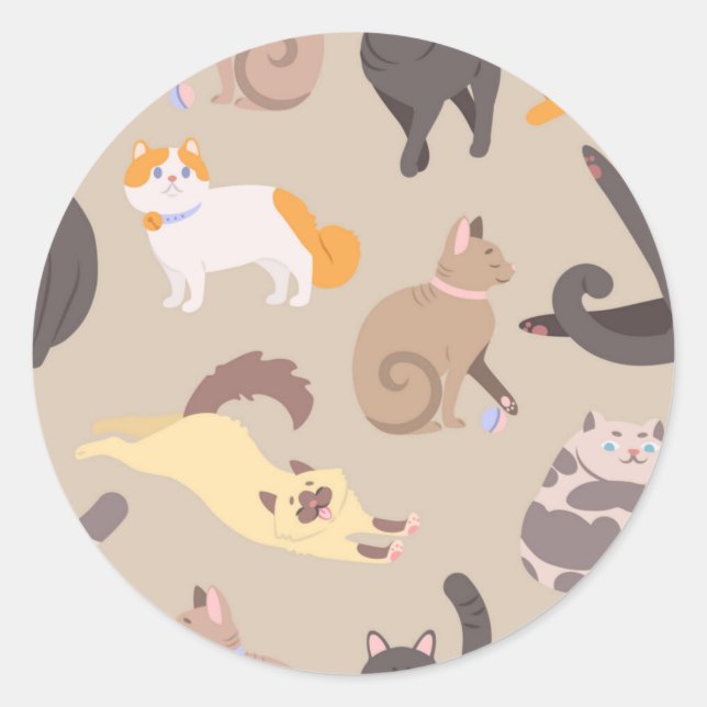 Sticker Rond Motif (Devant)