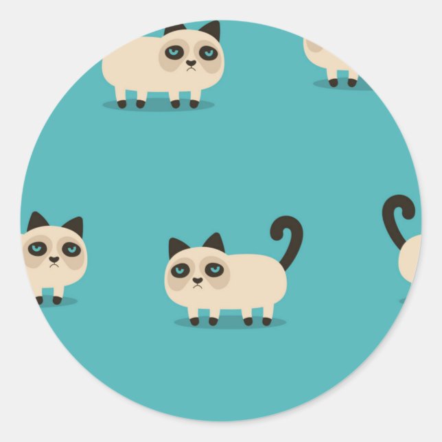 Sticker Rond Motif (Devant)