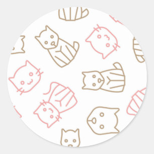 Sticker Rond Motif