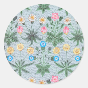 Sticker Rond Motif Daisy par William Morris