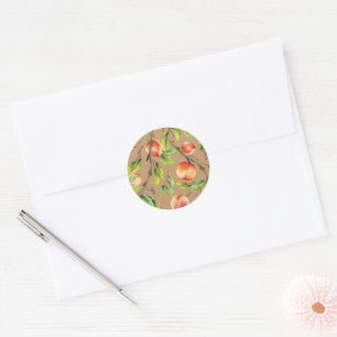 Sticker Rond Motif de coeur 1