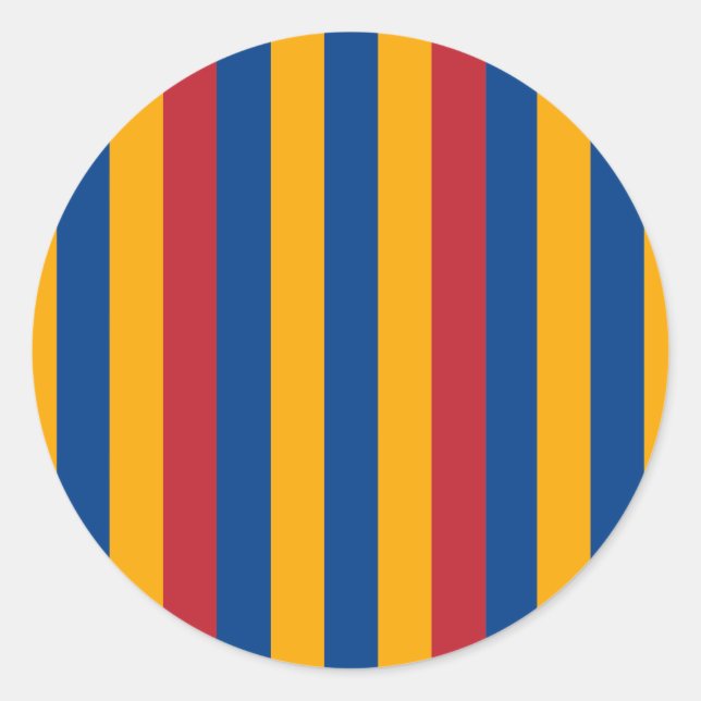 Sticker Rond motif de garde du vatican (Devant)