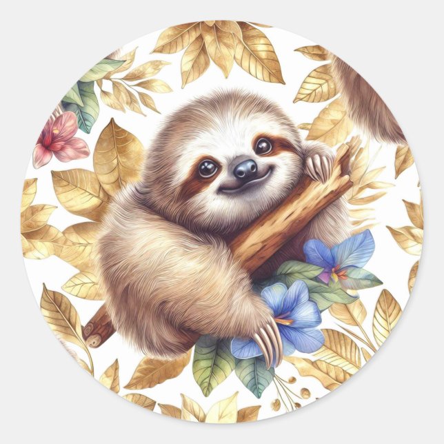 Sticker Rond Motif de jante vintage (Devant)