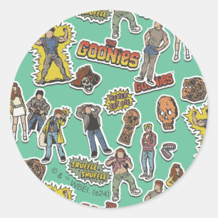 Sticker Rond Motif de l'autocollant rétro Goonies