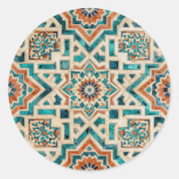 Motif de mosaïque marocaine