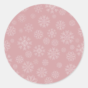 Sticker Rond Motif de Noël 34