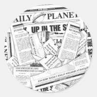 Motif de planète quotidien - Blanc