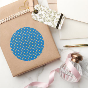 Sticker Rond Motif de points 4