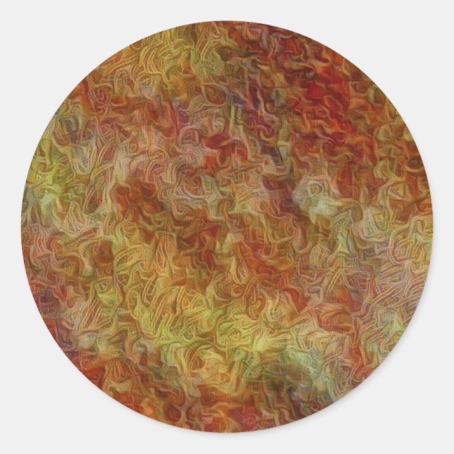 Sticker Rond motif déplaisant (Devant)