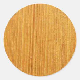 Sticker Rond Motif du grain de bois