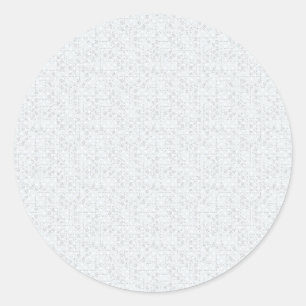 Sticker Rond Motif Élégant et Minimaliste pour l'École