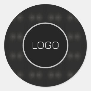 Sticker Rond motif en acier Abstrait