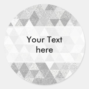 Sticker Rond Motif grunge II de jolie triangle + vos idées