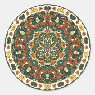 Sticker Rond Motif lumineux