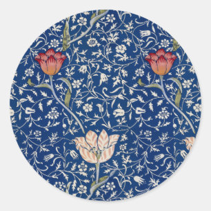 Sticker Rond Motif Medway de William Morris