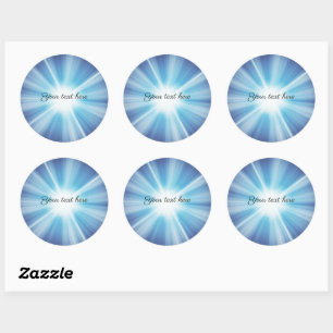 Sticker Rond Motif rayons de soleil MODÈLE