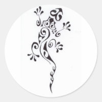 Motif-tatouage-lézard-polyn-sien