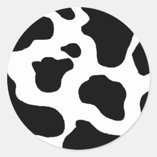 Sticker Rond Motif tressé noir et blanc