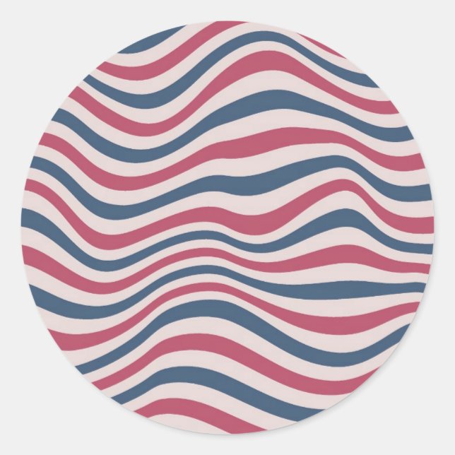 Sticker Rond Motif trié 2 (Devant)