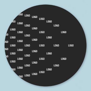 Sticker Rond Motif unique avec votre logo/image téléchargée