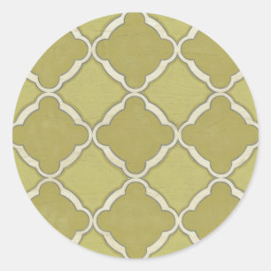 Sticker Rond Motifs du marché IX