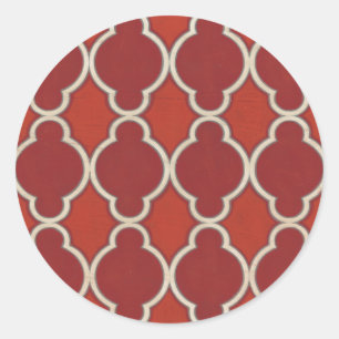 Sticker Rond Motifs du marché VII