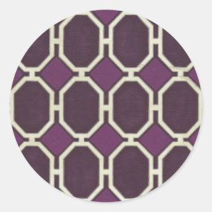 Sticker Rond Motifs du marché VIII