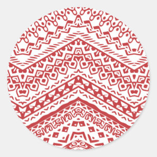Sticker Rond Motifs ethniques 3