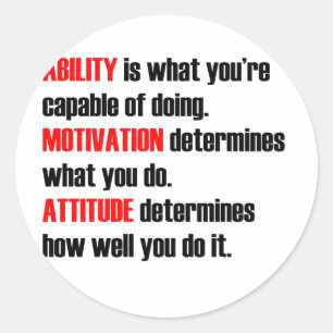 Sticker Rond motivation