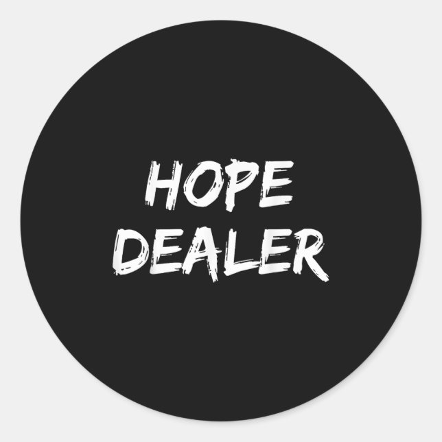 Sticker Rond Motivational Hope Er  (Devant)