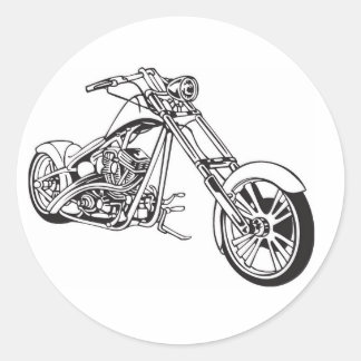 Sticker Rond moto