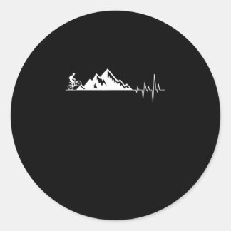 Sticker Rond moto de montagne amusant motocyclistes