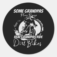 Motocross Enduro Biker Grandpa Racing Dirt Bike Ri