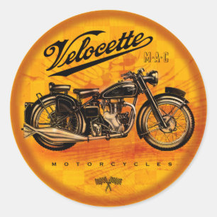 Sticker Rond motocyclettes velocette