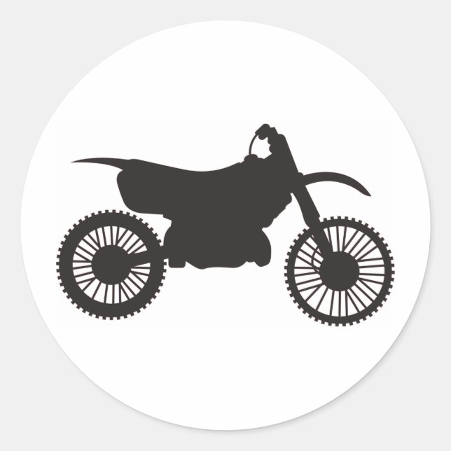 Sticker Rond Motorcycle (Devant)