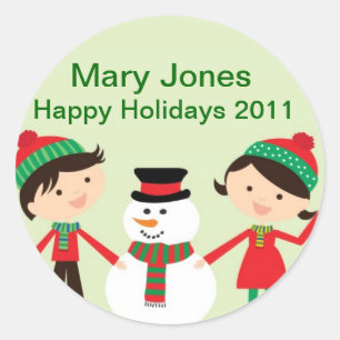 Sticker Rond Mots-Clés Nom De Fête Pour Parties