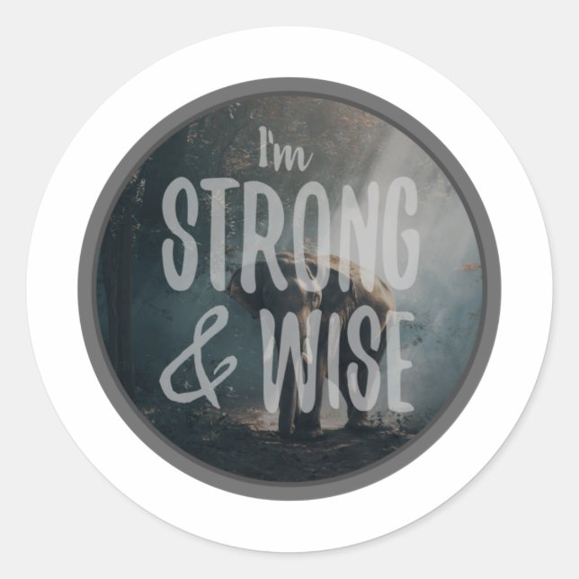 Sticker Rond mots de motivation matinale pour acceptation de so (Devant)