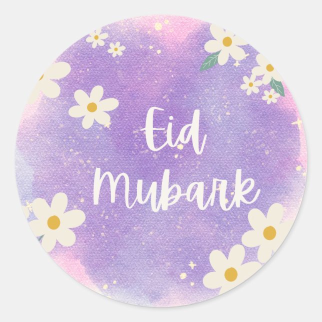Sticker Rond Moubarde mauve (Devant)