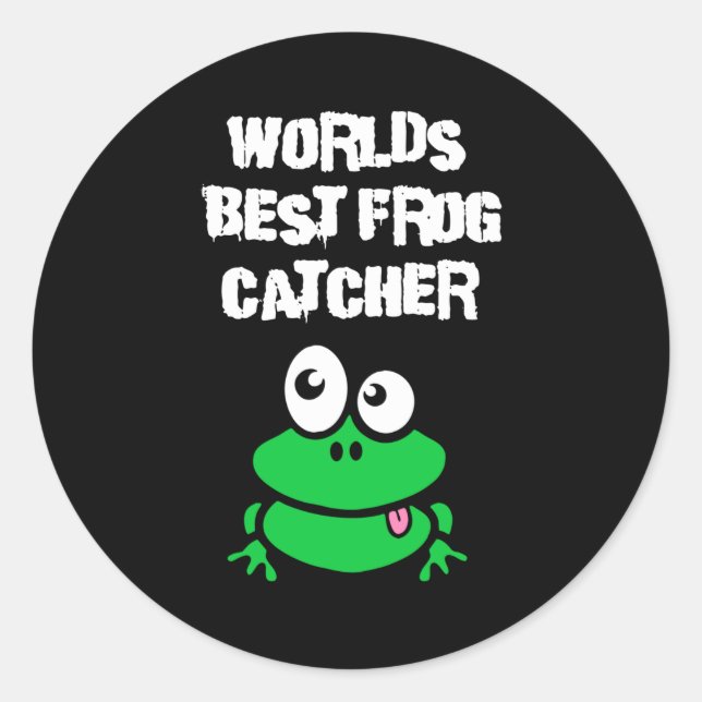 Sticker Rond mouiller la grenouille (Devant)