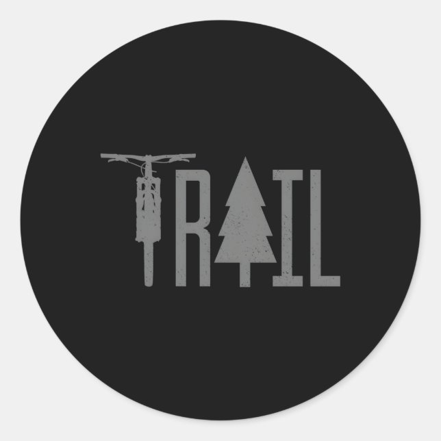 Sticker Rond Mountain Bike Mtb Downhill Vélo Vélo Vélo (Devant)