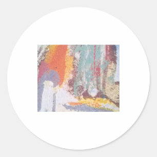 Sticker Rond Mousse marine Abstrait Jeff Hankamer Artjunkhaus A