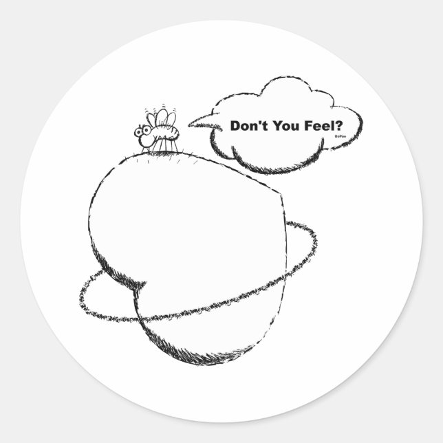 Sticker Rond Moustique (Devant)