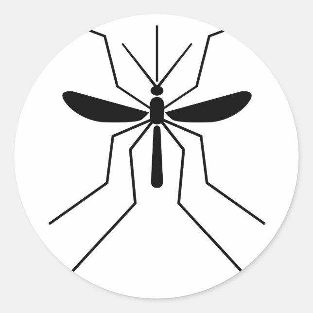 Sticker Rond Moustique (Devant)