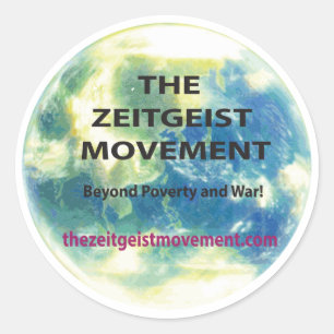 Sticker Rond Mouvement de goût de l'époque