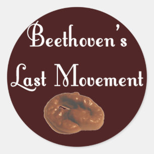 Sticker Rond Mouvement Dernier Beethoven