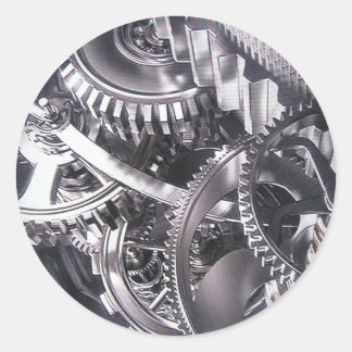 Sticker Rond Mouvement industriel.