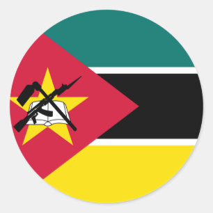 Sticker Rond mozambique
